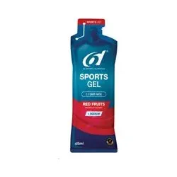 6D Sports Nutrition Gel - Red Fruits Gel(S) 6x45 ml