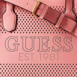 GUESS Schultertasche Katey Perf Small Tote Pink
