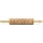 Folkroll Teigroller FOLKROLL "3D-Motiv-Teigrolle", braun, L:43cm, Massivholz, Teigroller, Kleeblatt