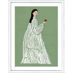 PRO ART Framed-Art Slim Scandic 43x33cm Holding An Apple II