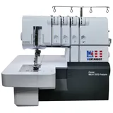 W6 WERTARBEIT Coverstich-Nähmaschine W6 N 707D Freiarm, 5 Programme, mit viel Zubehör weiß