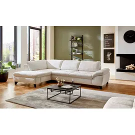 Lounge Collection Eckcouch Flachgewebe 3-Sitzer Beige