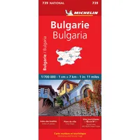 Michelin Bulgarien: Strassen- und Tourismuskarte (MICHELIN Nationalkarten)