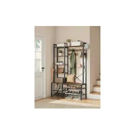 Möbel Kraft Kompaktgarderobe Dacey 120 x 190 cm Braun