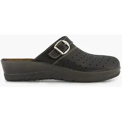 Komfort Hauschuh - Damen - schwarz