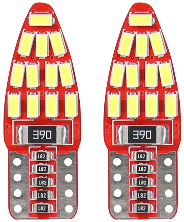 Set mit 2 LED-Standlichtlampen T10 W5W CANbus 3014 24 SMD 12V Weißes Licht