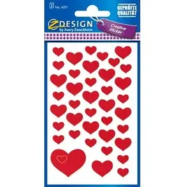 Avery Zweckform Sticker Herzen 117 Aufkleber