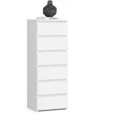 Milord Kommode 40 x 109 x 35 cm Weiß