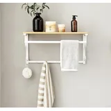 VASAGLE Wandgarderobe, mit 5 Haken