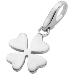 Giorgio Martello Milano Giorgio Martello Milano Charm Kleeblatt Charms & Kettenanhänger   Silber Damen 