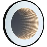 Paulmann Miro 79561 LED-Spiegelleuchte 11.5W Warmweiß Spiegel, Schwarz matt