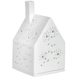 räder Teelichthalter Blumenwiese Porzellan Braun/Weiß