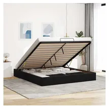 vidaXL Ottoman-Bett 160 x 200 cm Schwarz