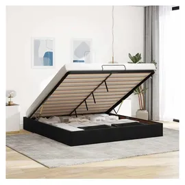 vidaXL Ottoman-Bett 160 x 200 cm Schwarz