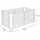 VCM Galdo XL 180 x 90 x 60 cm Metall