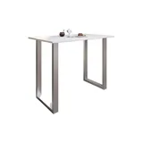 Möbel Kraft Bartisch Tresen Stehtisch hoher Tisch Bartresen Tisch - weiß ¦ Maße cm B: 140 H: 102