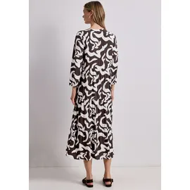 STREET ONE Maxikleid mit allover Print Braun 38