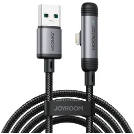 Joyroom S-A56 EnjoyX Series 90° USB-A - Lightning 3A cable 1.2m - Schwarz