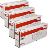 Oki 4 Oki Toner C712 Serie Multipack K C M Y 4-farbig