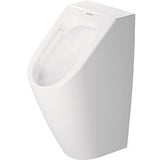 Duravit Soleil by Starck Urinal 2830302007 30x35cm, Zulauf von hinten, rimless, weiß Hygiene Glaze, mit Fliege