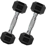 Kurz Hanteln Set 2x 5 Pfund, Hantelset für Frauen & Männer, ideal für Home Gym, Fitness, Pilates & Krafttraining, Kompakt und Praktisch für Zuhause