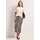 STREET ONE Maxirock Damen Animalprint Braun 42