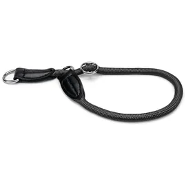 LIONTO Hunde-Halsband Zug-Stop schwarz 45 cm