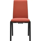 Stressless® Polsterstuhl Laurel, Low Back, Größe M, mit abgerundeten Beinen in Schwarz rot