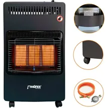 Phönix Germany Phönix Keramik Gasheizung 4,2 kW Schwarz