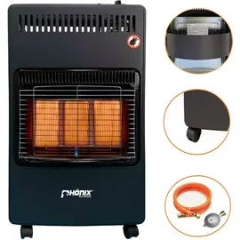 Phönix Germany Phönix Keramik Gasheizung 4,2 kW Schwarz