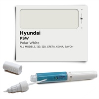 Genuine Colors Lackstift POLAR WHITE PSW Kompatibel/Ersatz für Hyundai Weiß