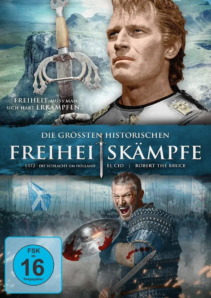 Die größten historischen Freiheitskämpfe [3 DVDs] (Neu differenzbesteuert)