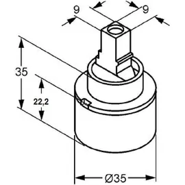 Kludi 7560500-00 Keramikkartusche