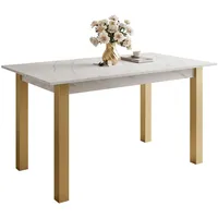 lookway Arton Gold 140 x 77 x 80 cm weiß