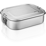 GEFU Lunchbox ENDURE groß % auslaufsicher, silberfarben