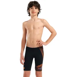 Arena Design Swim Jammer Schwarz/Orange/Türkis 140