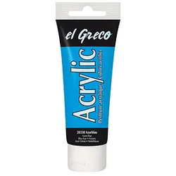 KREUL el Greco Acrylfarbe azurblau 75,0 ml