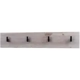 Vladon Garderobenpaneel, Silbereichen, 72.5x14.5x3.5 cm, Garderobe, Garderobenleisten & Garderobenhaken