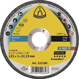 KLINGSPOR Trennscheibe A 960 TZ Special 125 mm 322181