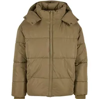 URBAN CLASSICS Winterjacke Herren, Puffer Jacket With Flap Hood