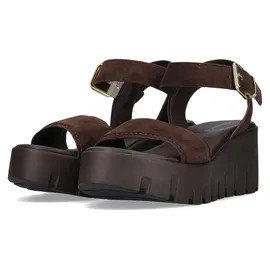 TAMARIS Keilsandaletten Damen Braun 42