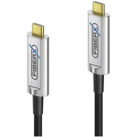 FIBERX Serie - USB 3.2 Gen 1 Aktives Glasfaser Kabel USB-C 10.0m