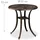 Relaxdays Gartentisch Ø 53 x 53 cm Gold/Schwarz