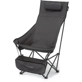 Qeedo Johnny Portable (Schnellaufbau) Bequeme Sitzhöhe, Hochlehner mit Kopfstütze, Campingstuhl faltbar, kleines Packmaß