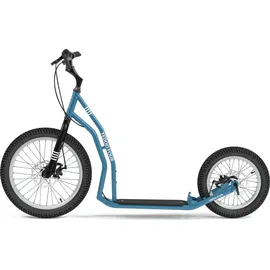 Yedoo Scooter Yedoo Four Tretroller mit Luftreifen 20/16 und Scheibenbremsen Blau - Blau