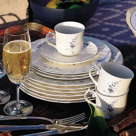 Villeroy & Boch Vieux Luxembourg Cappuccinotasse 0,24 l Weiß-Blau 6 St.