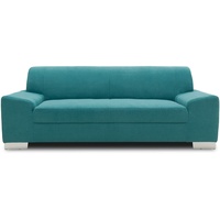 DOMO. collection Sofa Alisson, 3er Couch, 3-Sitzer, 3er Garnitur, Polstergarnitur 199 x 83 x 75 cm (BxTxH), in türkis