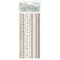 Stamperia Rub-on Venice City of Art Stripes