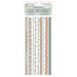Stamperia Rub-on Venice City of Art Stripes