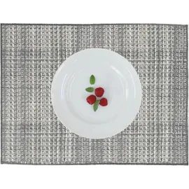 APELT Platzset APELT "Cona 35x48 col. 60", grau, B:35cm L:48cm, 90% Polypropylen, 10% Polyester, Platzsets, mit Kettelrand